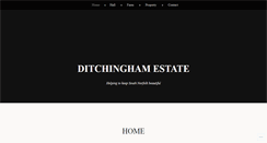 Desktop Screenshot of ditchinghamestate.com