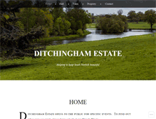 Tablet Screenshot of ditchinghamestate.com